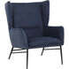 Kasen Belfast Navy Lounge Chair